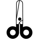 Closed scissors vector image