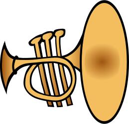Trumpet vector clip art