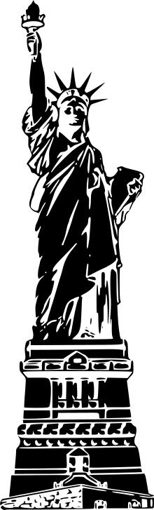 Statue of Liberty vector graphics