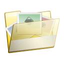 Photos folder vector image