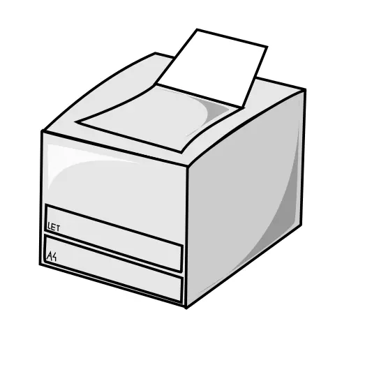 Laser printer vector icon