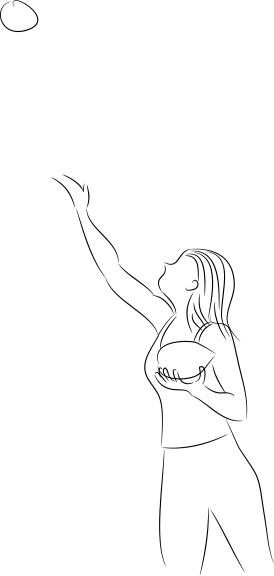 Woman silhouette vector clip art