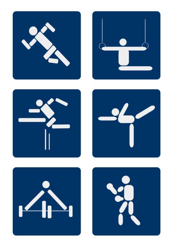 Sport vector pictograms