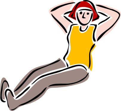 Vector graphics of female athlete