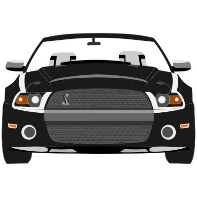 Vector image of sport car