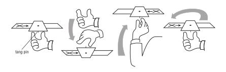 Vector image of how to make magic carpet