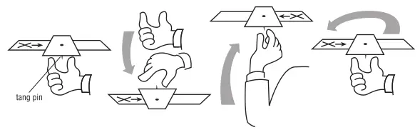 Vector illustration of how to make magic carpet