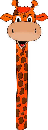Vector graphics of giraffe