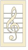 Treble clef vector graphics
