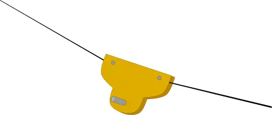 Zip-line vector image