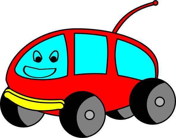 Camper van cartoon vector image