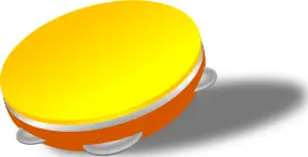 Vector illustration of hand drum