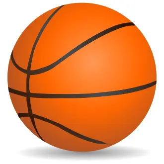 Basketball vector clip art