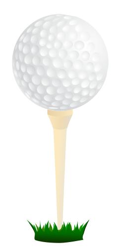 Vector graphics of golf ball