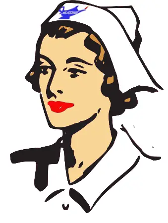 Medical nurse vector illustration