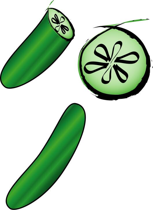 Cucumber vector clip art