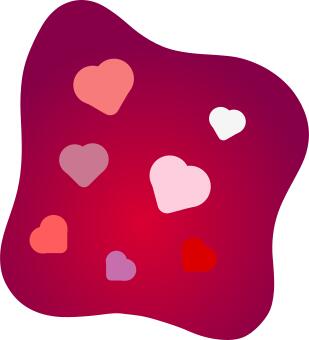 Love cushion vector image