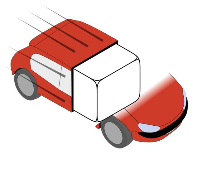 Vector image of speedy eraser