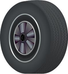 Car tire vector illustration