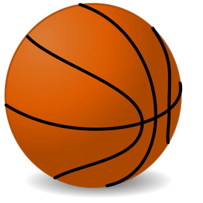 Basketball ball vector image