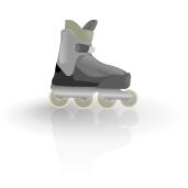 Rollerblade vector drawing