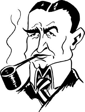Vector illustration of Charles Gates Dawes