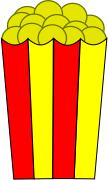 Popcorn vector illustration