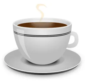 Coffee cup vector clip art