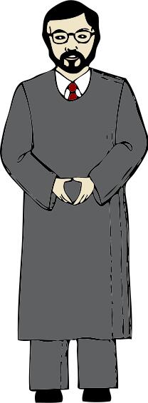 Vector image of Judge Ito