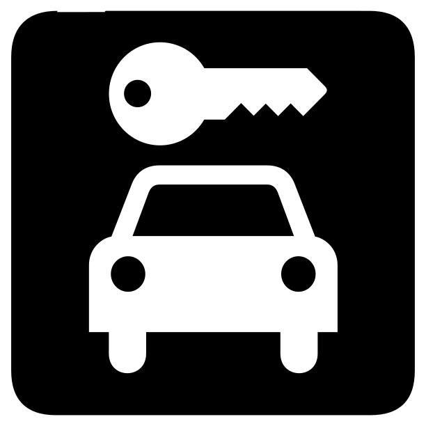 Rent a car icon vector illustration