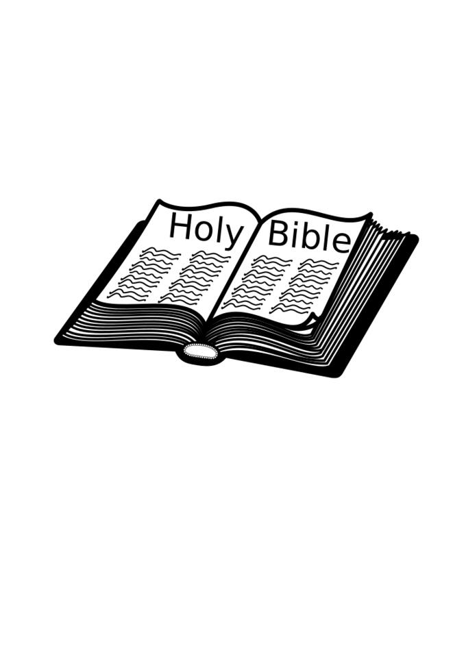 Vector clip art of Holy Bible