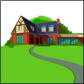 Country house vector image