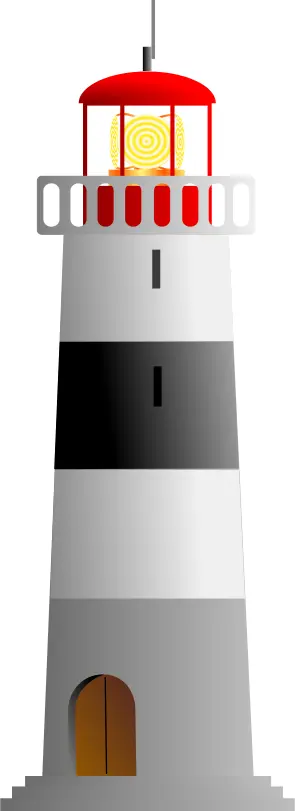 Vector illustration of a lighthouse