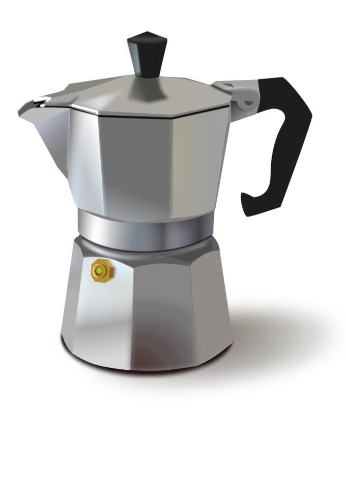 Coffee machine vector graphics