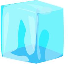 Ice cube vector clip art