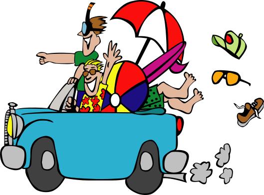 Beach Trip Vector Illustration