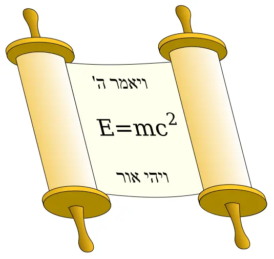 Tora Scroll with Einstein equation vector