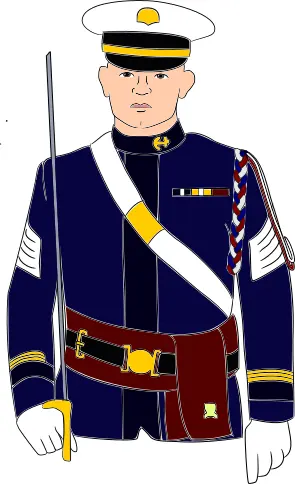 Soldier vector image