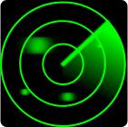 Radar screen vector image