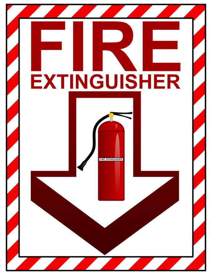 Fire Extinguisher Sign