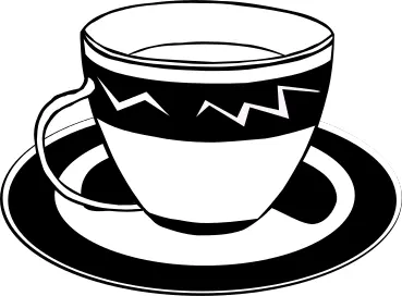 Tea cup vector image