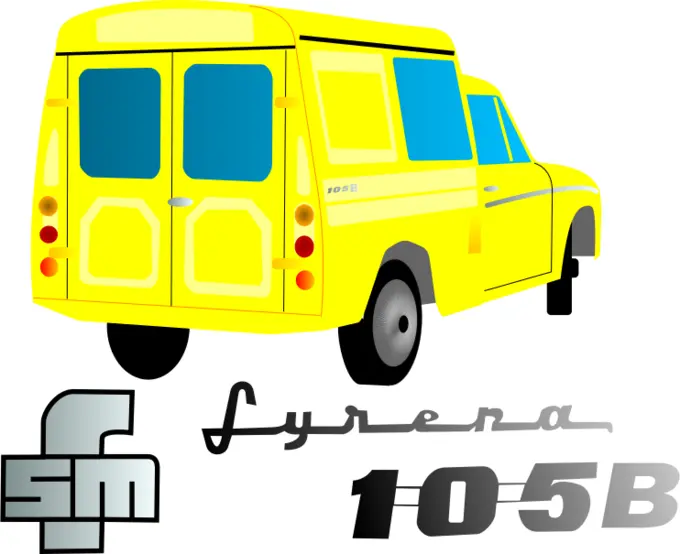 Syrena 105 B Vector Image