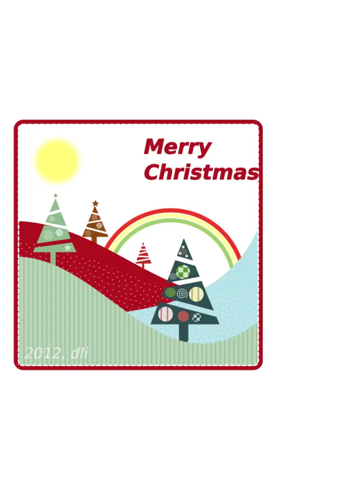 Merry Christmas Background Vector