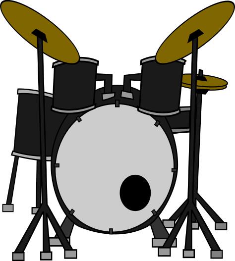 Drums kit vector graphics