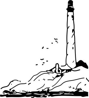 Lighthouse vector drawing