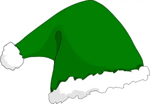 Elf hat vector