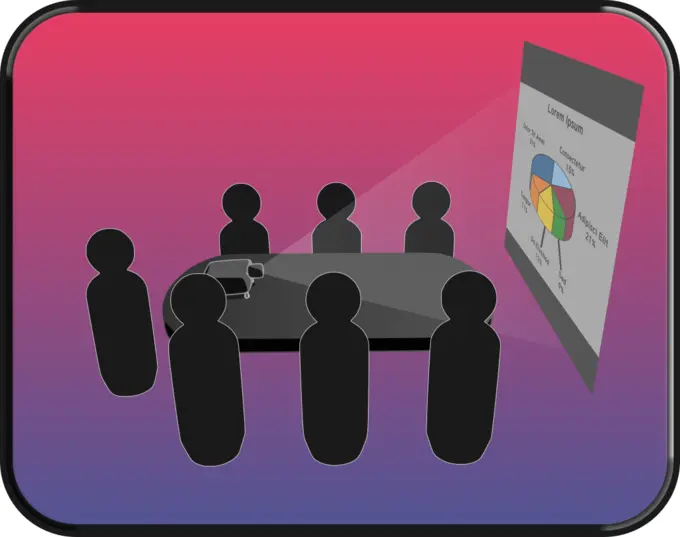 Meeting Presentation Vector
