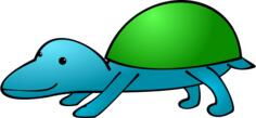 Fictional animal with shell