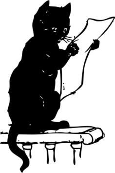 cat reading