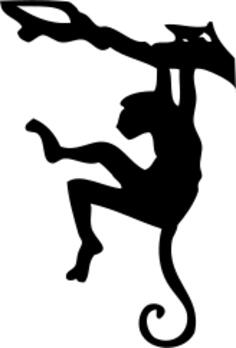 monkey silhouette